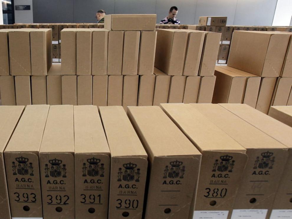 Material entregado este lunes a Cataluña