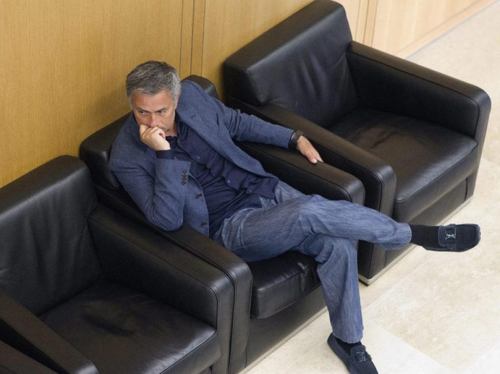 El técnico del Madrid, Mourinho.