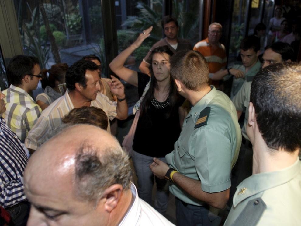 Tensión en el pleno