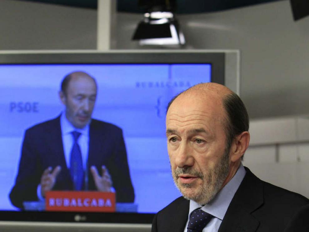 Alfredo Pérez Rubalcaba, en una imagen de archivo