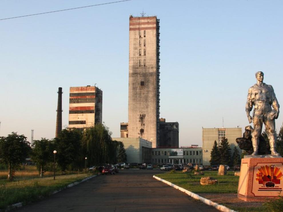 Vista general de la mina de carbón de Sujodólskaya-Vostóchnaya, en el este de Ucrania