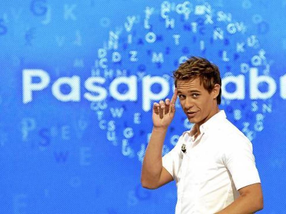 El presentador de 'Pasapalabra', Christian Gálvez, en un momento del programa.