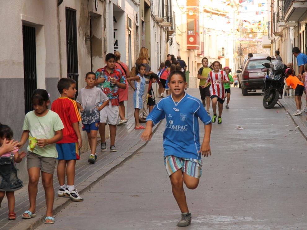 Los niños portagonizaron la competición.