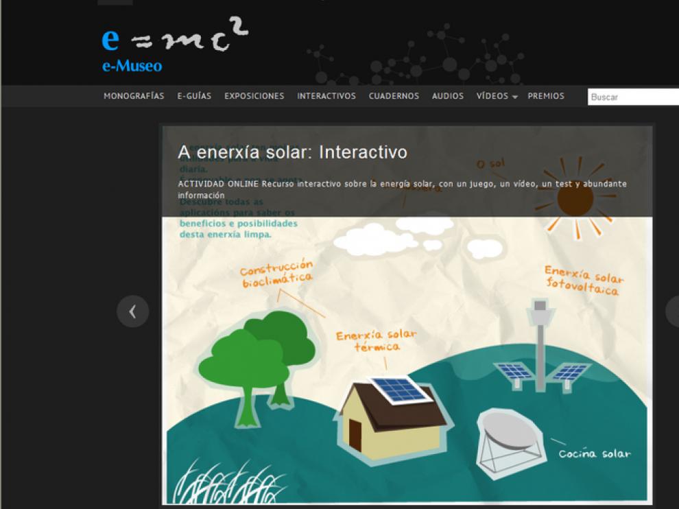 Un espacio 'on-line' para disfrutar de la ciencia: el e-Museo de los Museos Científicos Coruñeses