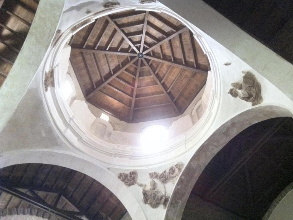 Detalle de la bóveda del crucero.