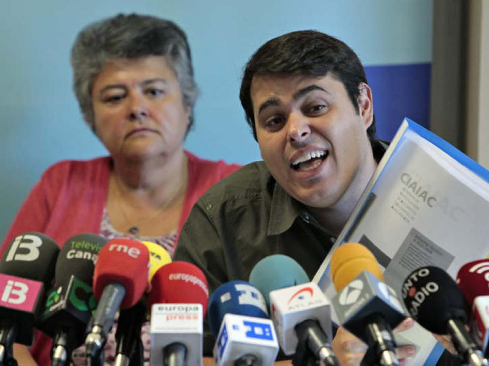 Rueda de prensa de la Asociación de Afectados por el Accidente de Spanair