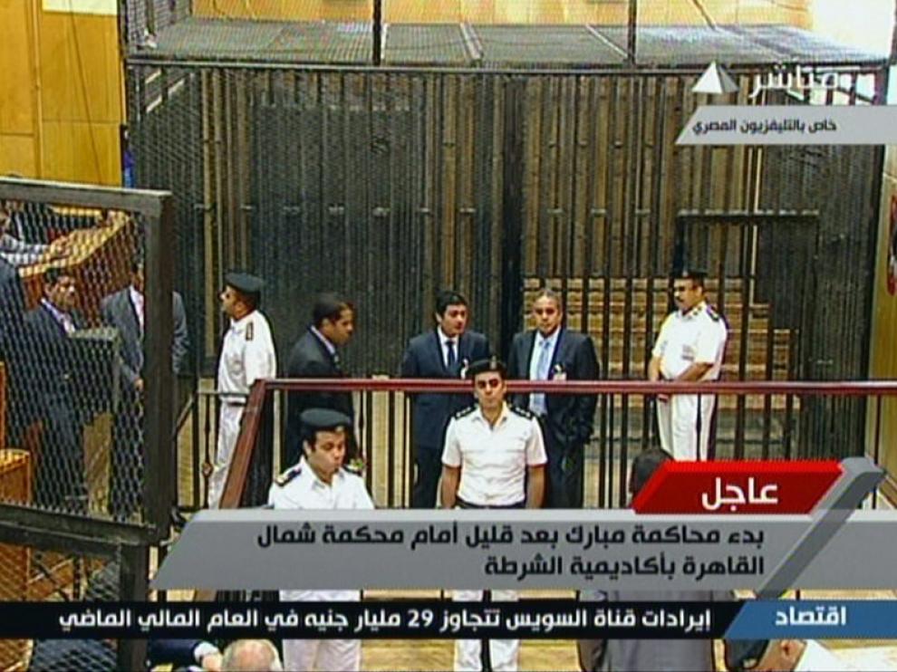 Academia de Policía en El Cairo donde se ha establecido el tribunal que juzgará a Mubarak
