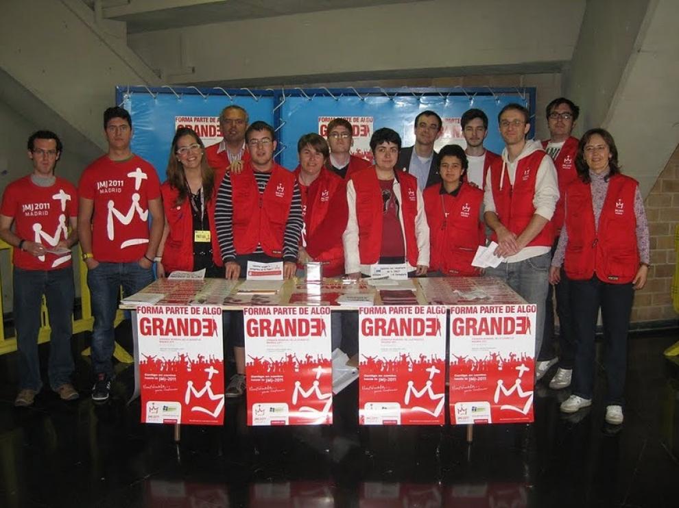 Los voluntarios, que han trabajado duro durante meses, tienen ya todo preparado para las JMJ de Madrid 2011