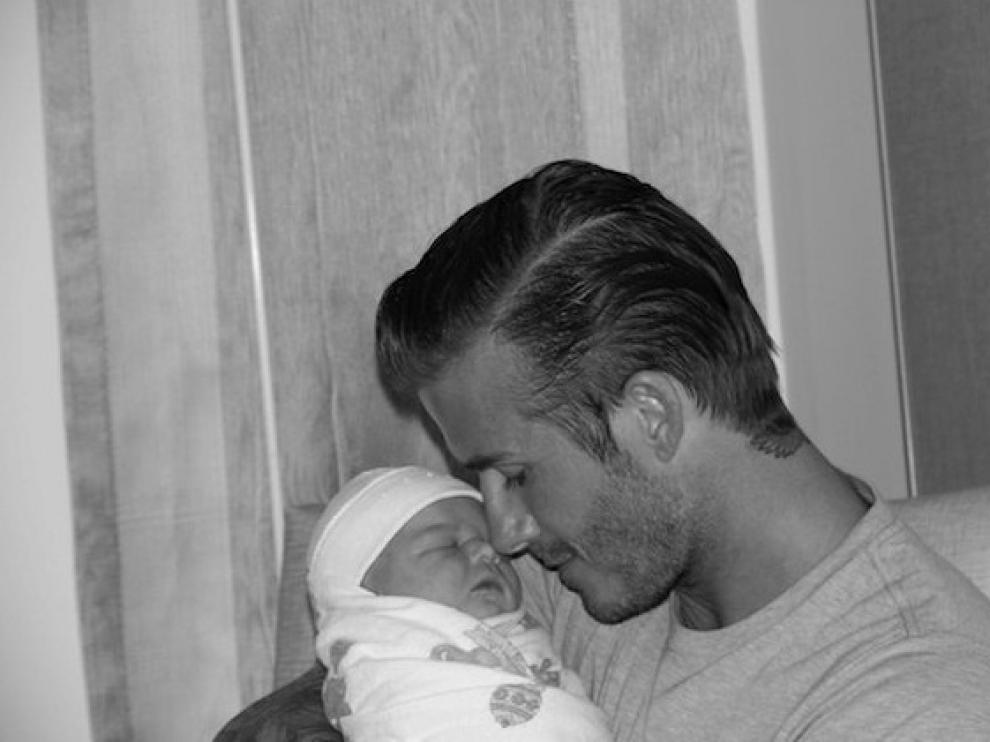 David Beckham junto a su hija Harper Seven
