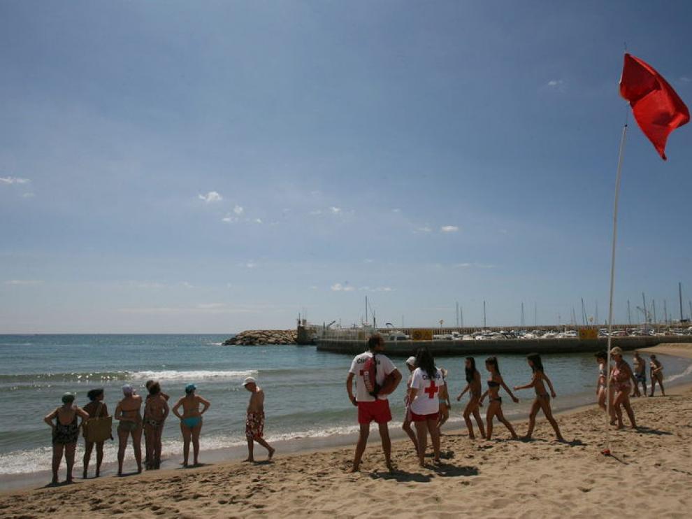Playa en la que se produjo el suceso