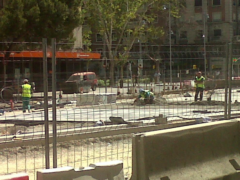 Las obras de la Estación de Goya siguen su curso