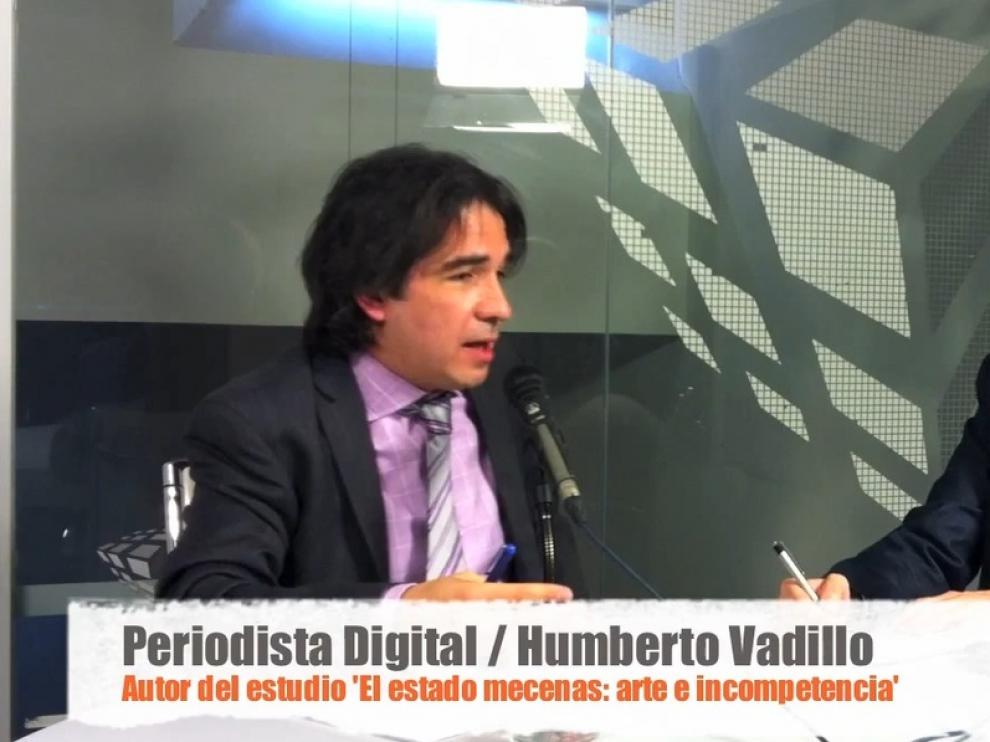 Humberto Vadillo durante la entrevista.