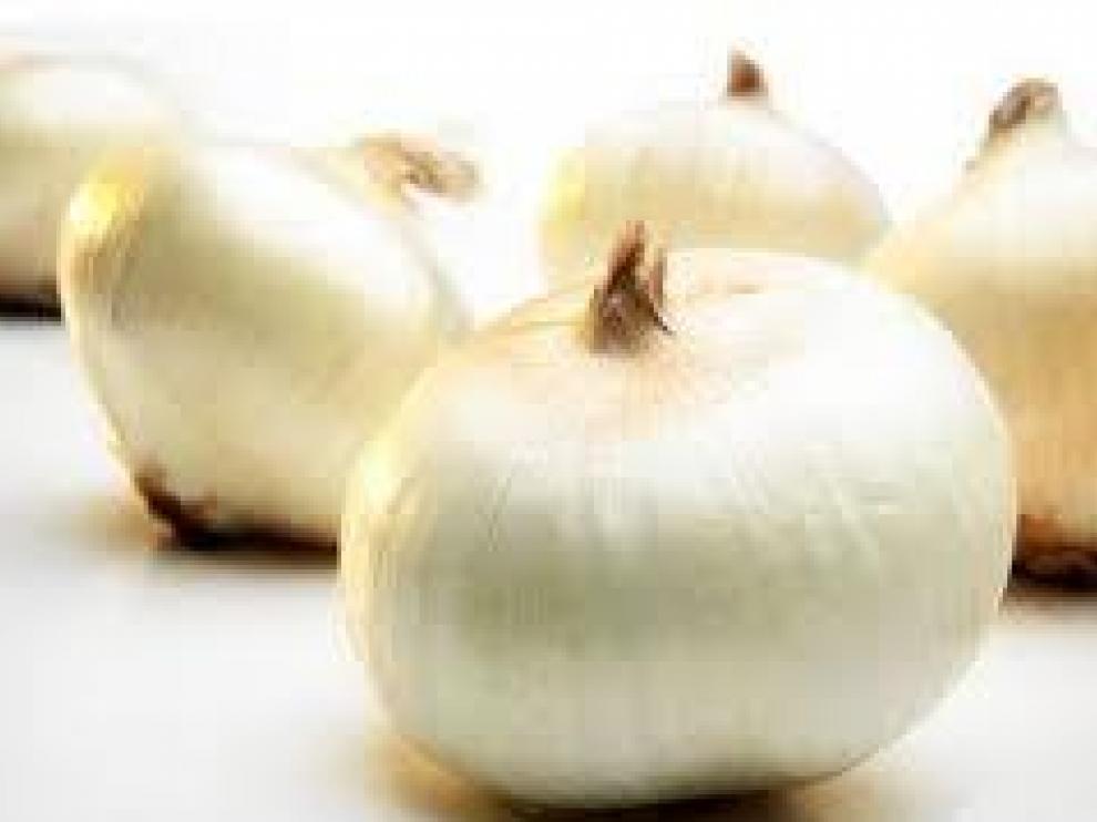 Cebollas dulces de Fuentes, foto de archivo.