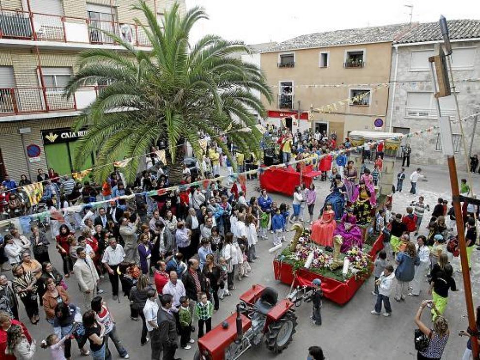 La Muela no paga los actos de las fiestas desde 2008. En la imagen, el pregón de 2009.