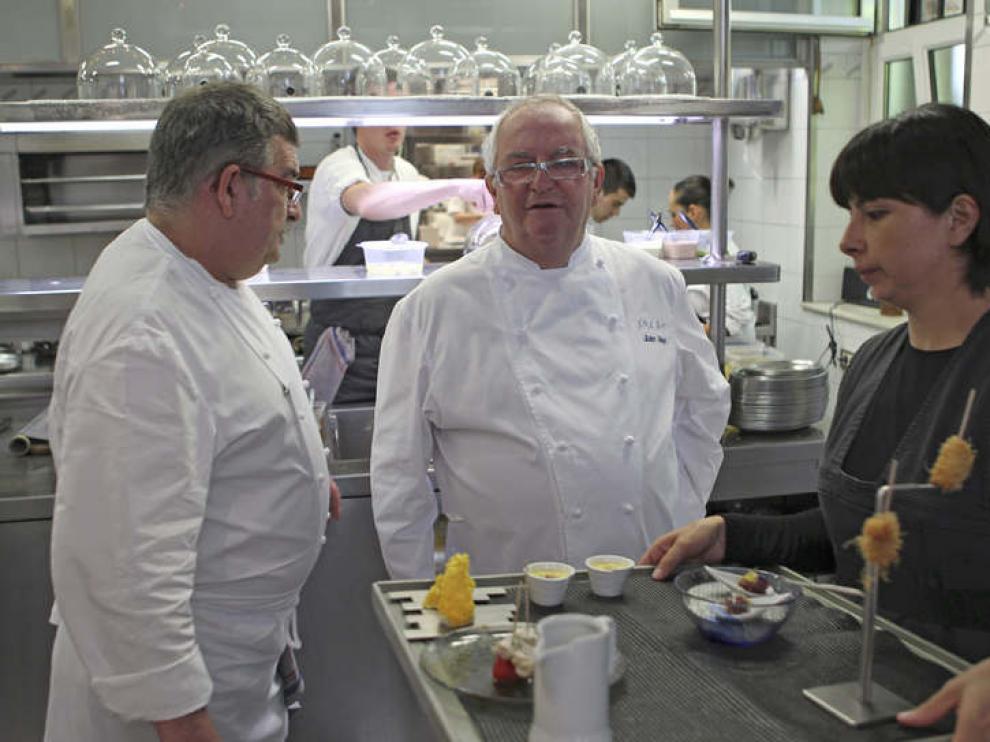 Juan Mari Arzak respalda la comida de la escudería HRT