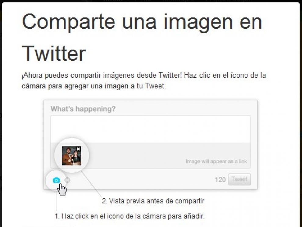 Twitter estrena un servicio para compartir imágenes