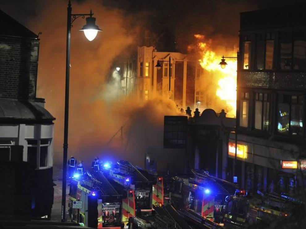 Incendio de la zona de Tottenham