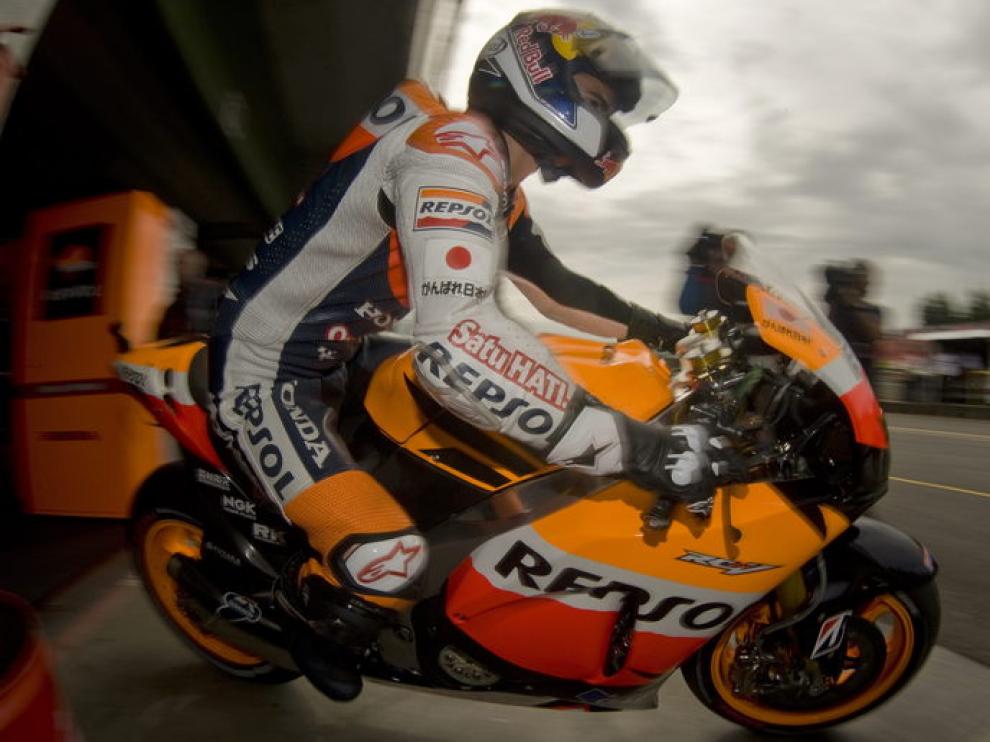 Imagen de este viernes de Dani Pedrosa