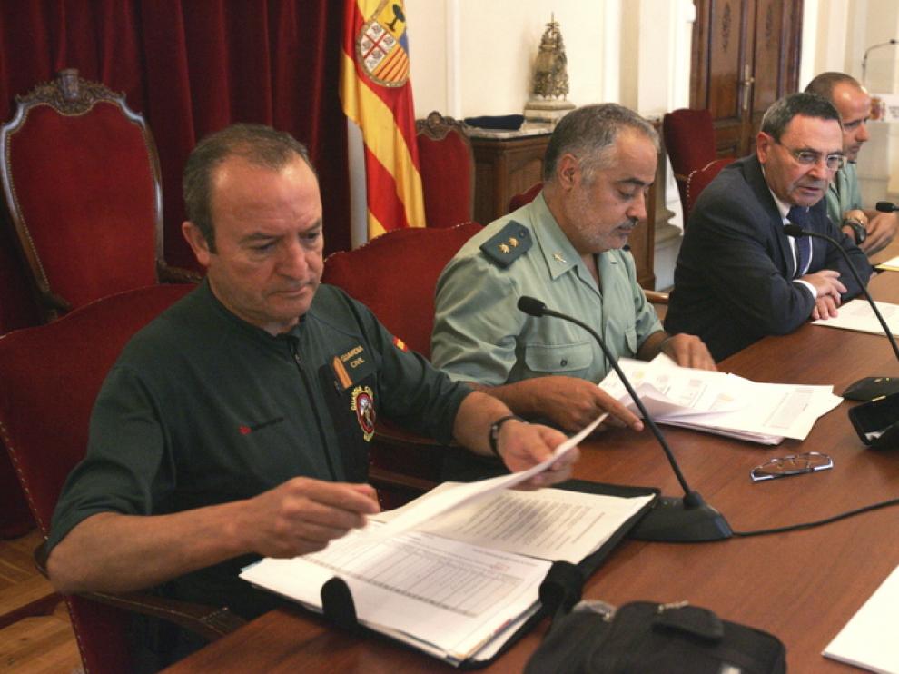 Foto de archivo de la presentación del balance de rescates de montaña en Huesca.