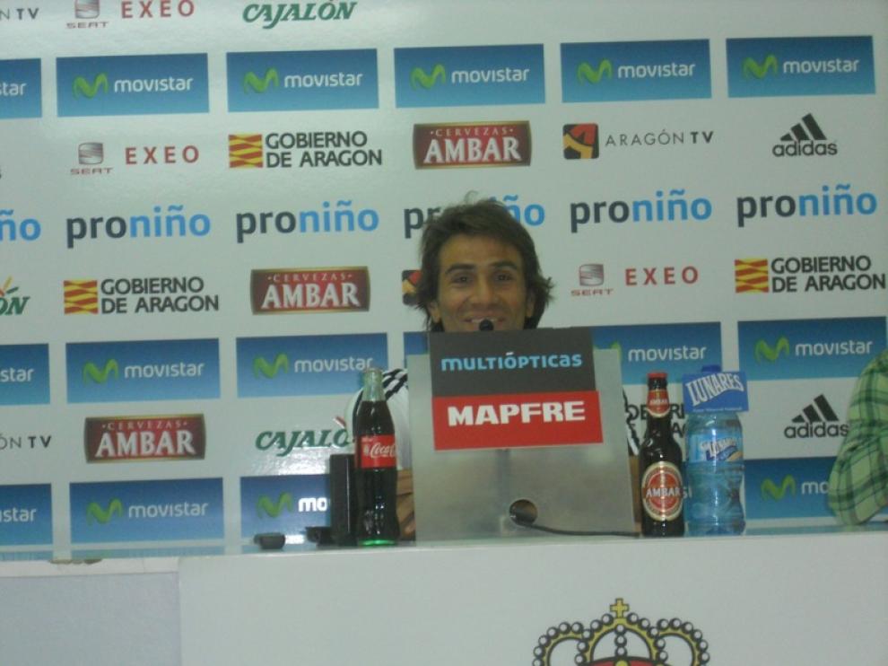 Leo Ponzio atendió a los medios de comunicación en una rueda de prensa.