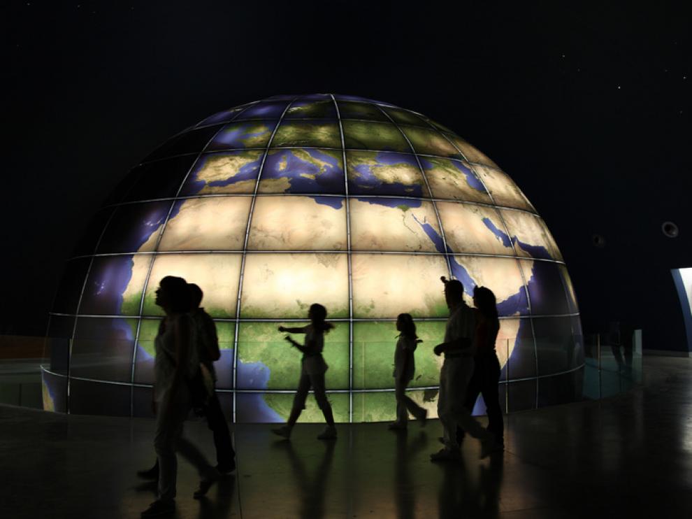 Vistas del interior del Planetario