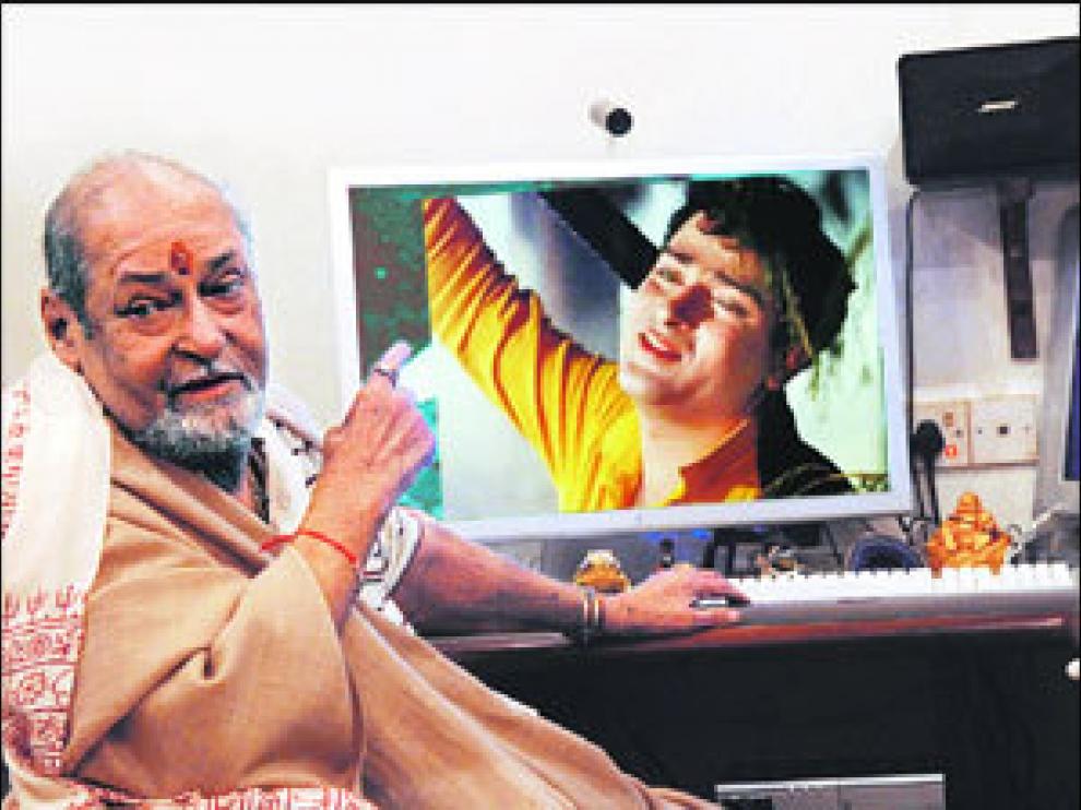 El actor indio Shammi Kapoor