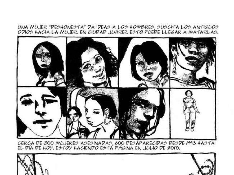 Una imagen del cómic 'Viva la vida'