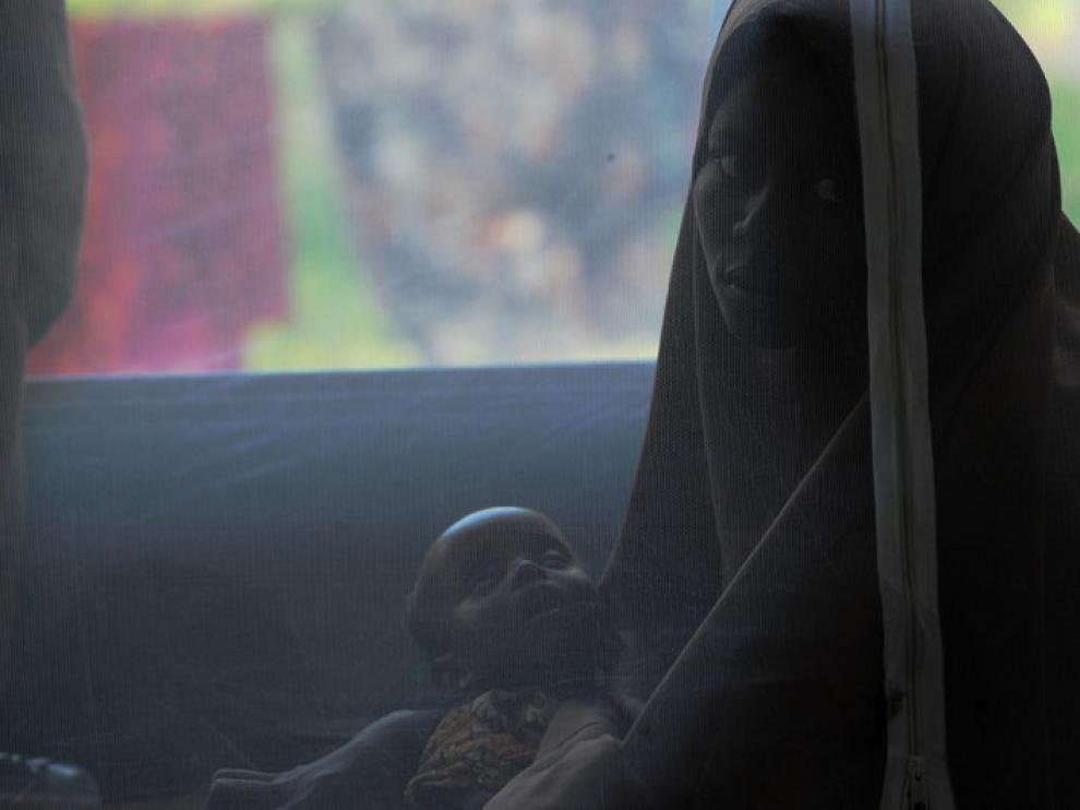 Un bebé en Somalia