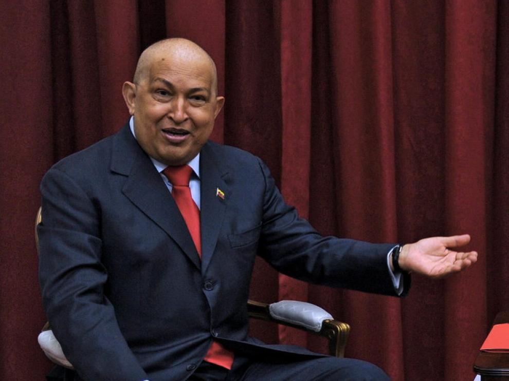 El presidente venezolano, Hugo Chávez
