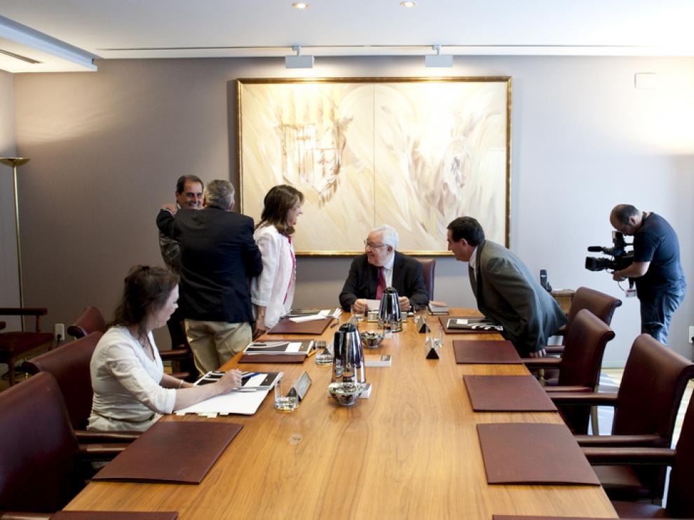 Reunión de la Mesa de las Cortes