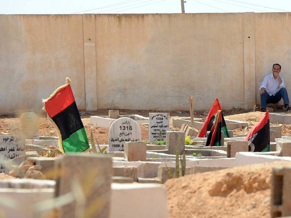 Funeral por los rebeldes muertos en Bengasi