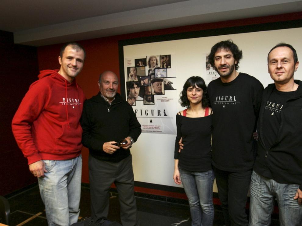 Presentación del corto 'Figura' en el Olimpia de Maxi Campo.