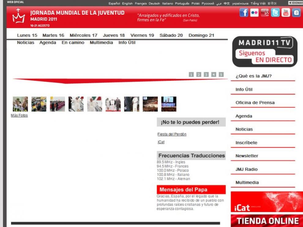 Portal de la Jornada Mundial Juventud