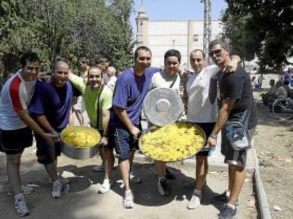 Las peñas La Huella y El Revolcón fueron preparados.