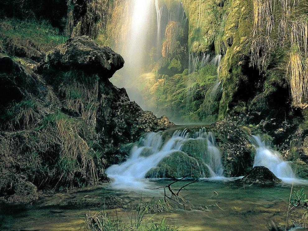 La cascada del Arquero vista desde la ruta