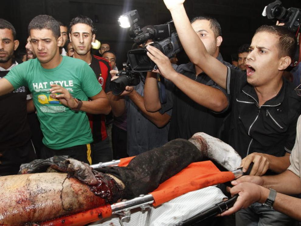 Heridos en Gaza