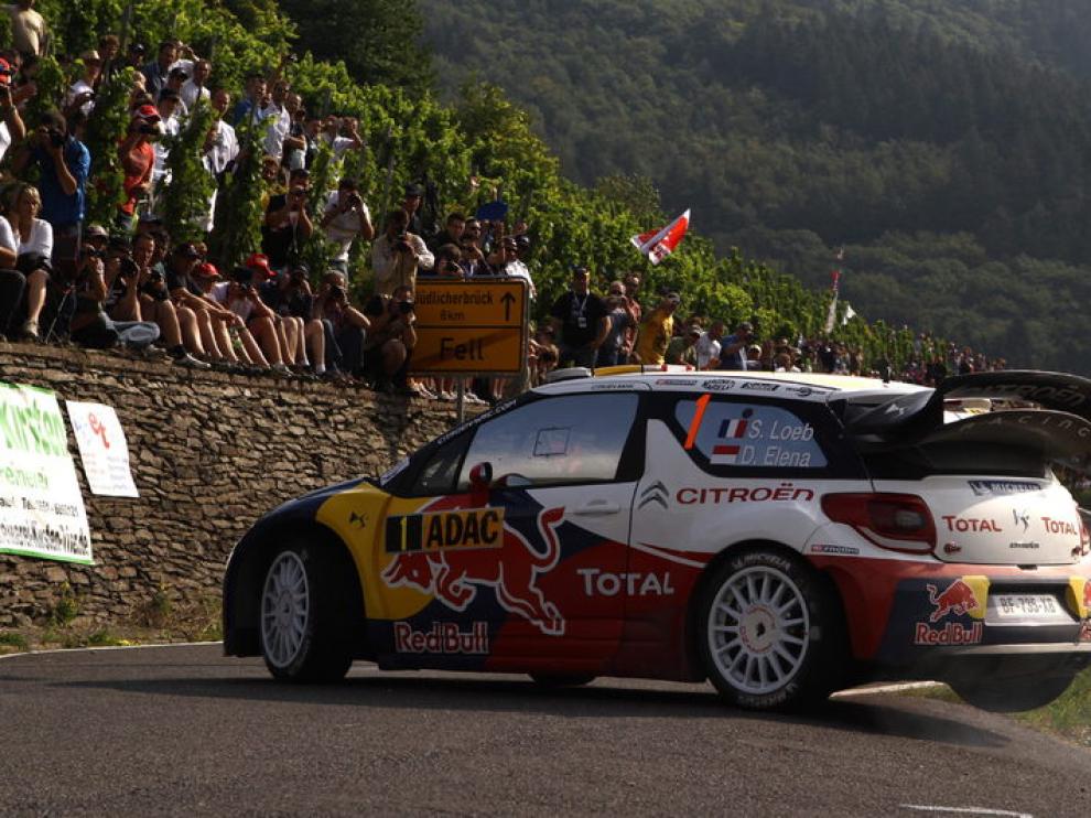 Loeb a bordo de su DS3