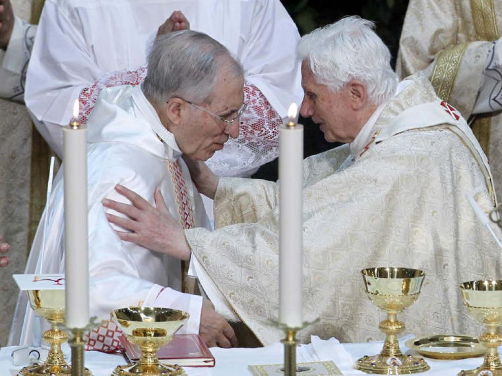 Benedicto XVI y el cardenal Rouco