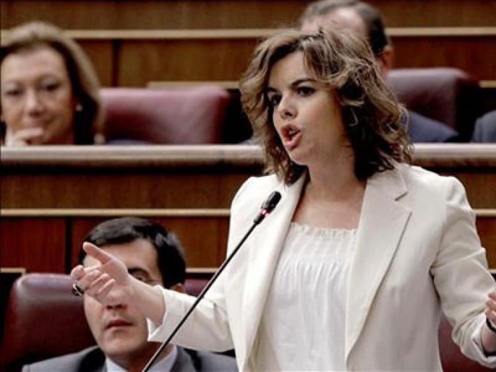Soraya Sáenz de Santamaría, en una imagen de archivo
