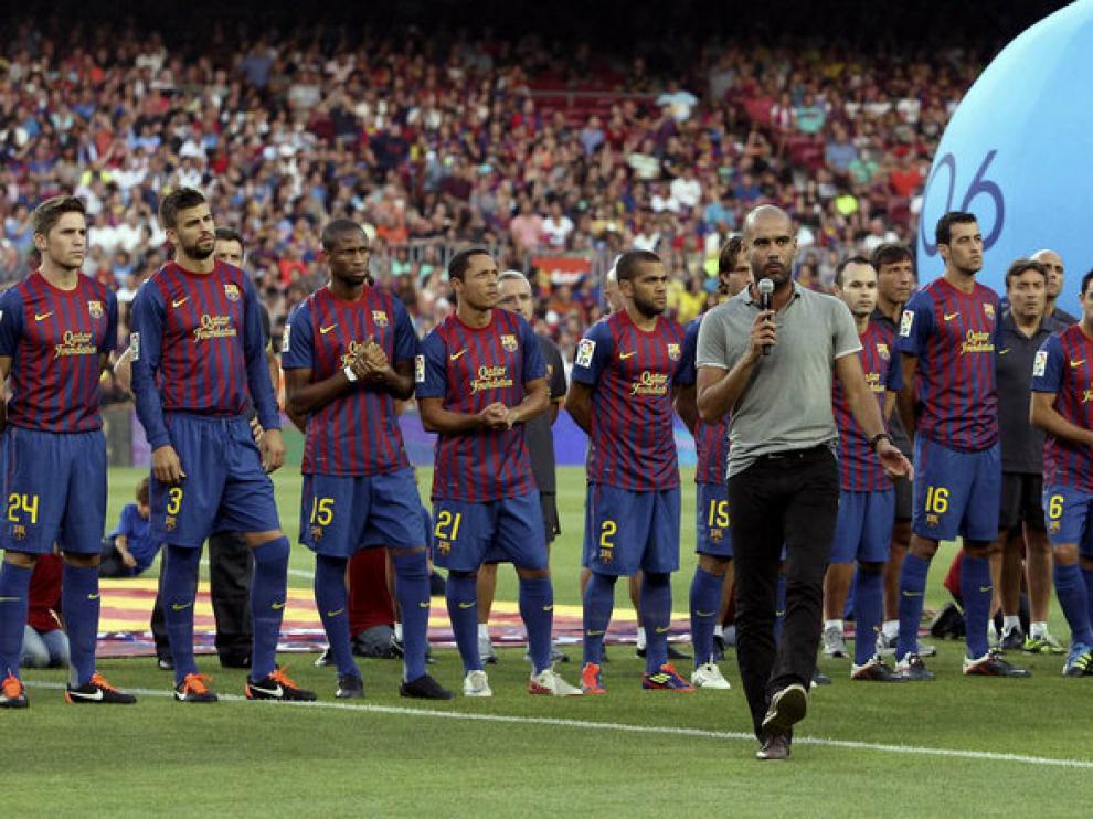 Guardiola, en el Gamper
