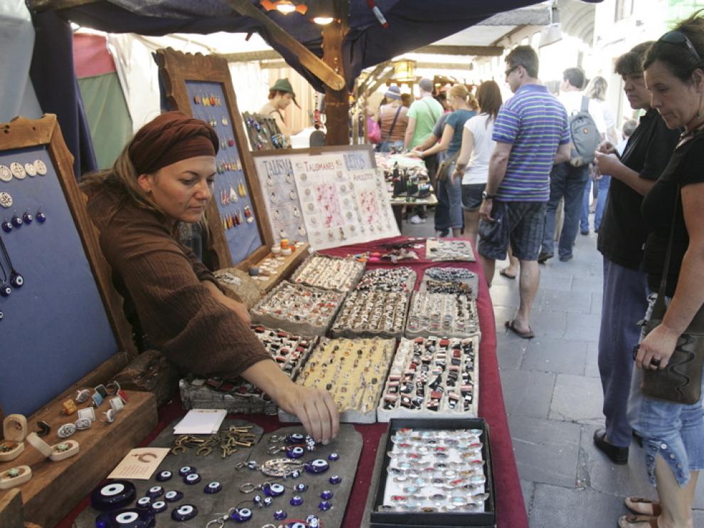Mercado medieval en Huesca