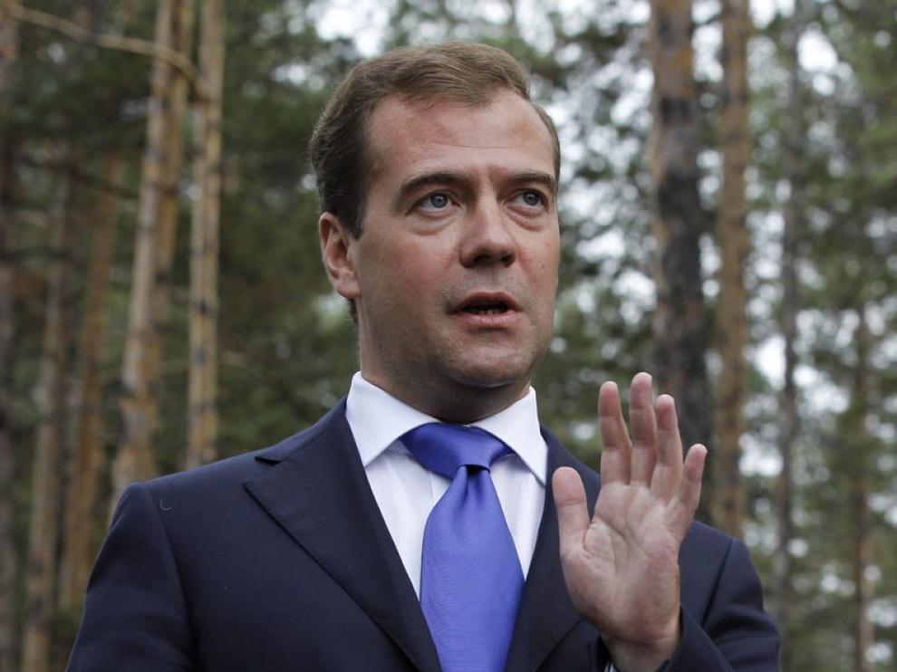 El presidente de Rusia, Dmitry Medvédev