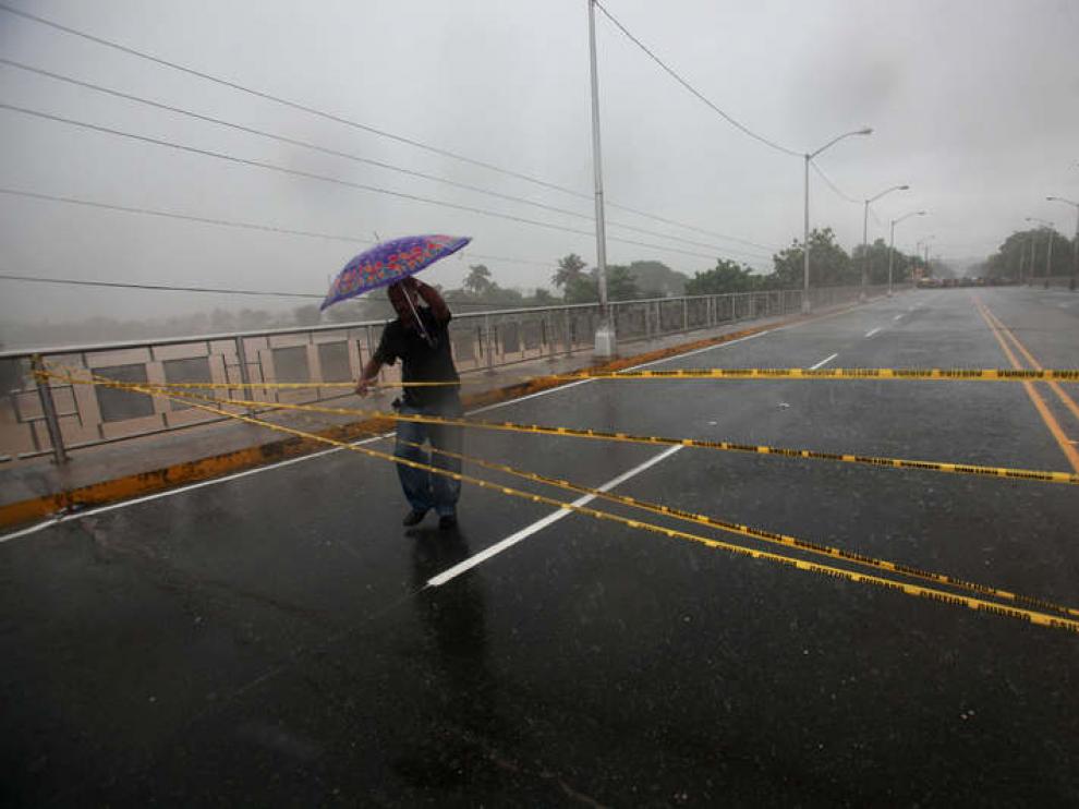 El huracán Irene a su parso por República Dominicana