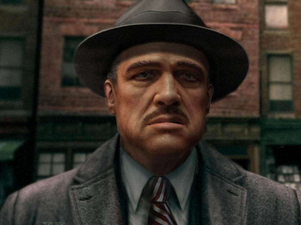 Imagen de un videojuego de 'El Padrino'