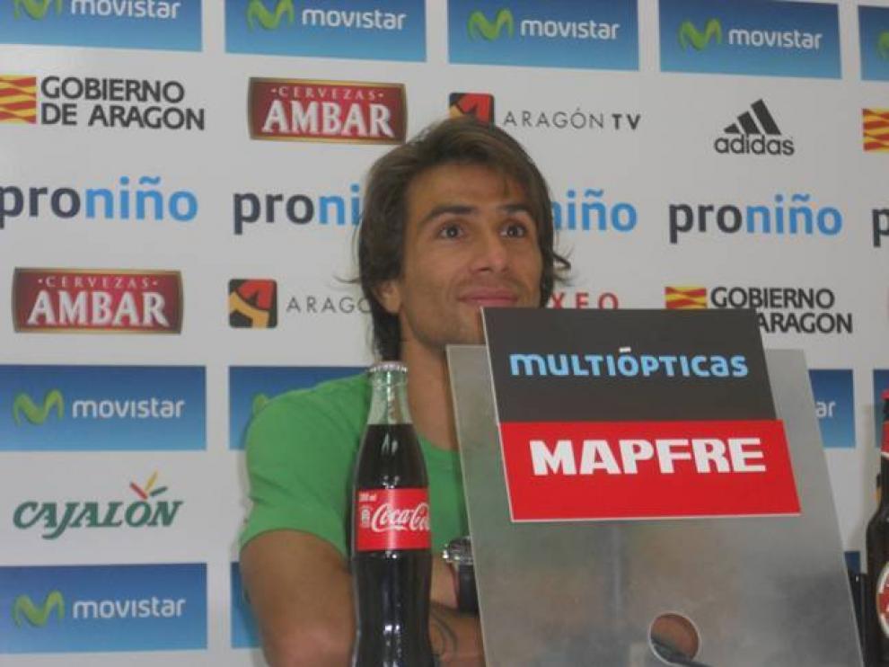 El capitán del Real Zaragoza, Leonardo Ponzio.