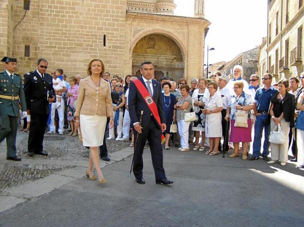 Luisa Fernanda Rudi y Luis María Beamonte en una imagen de archivo