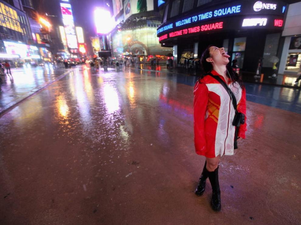 Times Square se queda vacía por la alerta.