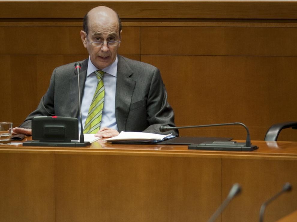 Rafael Fernández de Alarcón en una comparecencia anterior en las Cortes