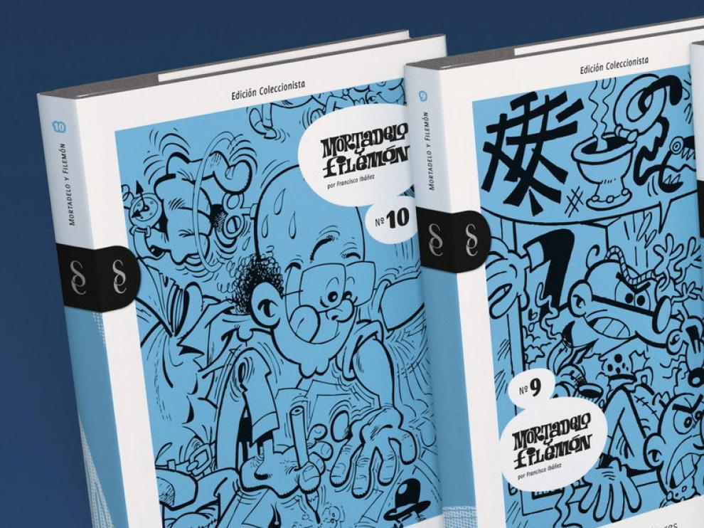 Portada de la edición coleccionista de 'Mortadelo y Filemón'.