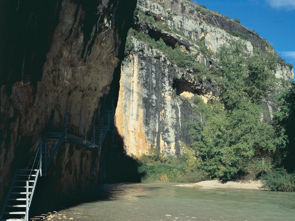 El río Vero tiene un acceso complicado.